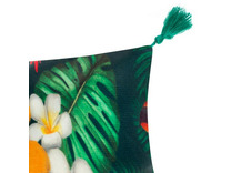 Декоративная наволочка 7039254 Тропики с кисточками 43*43 / Этель