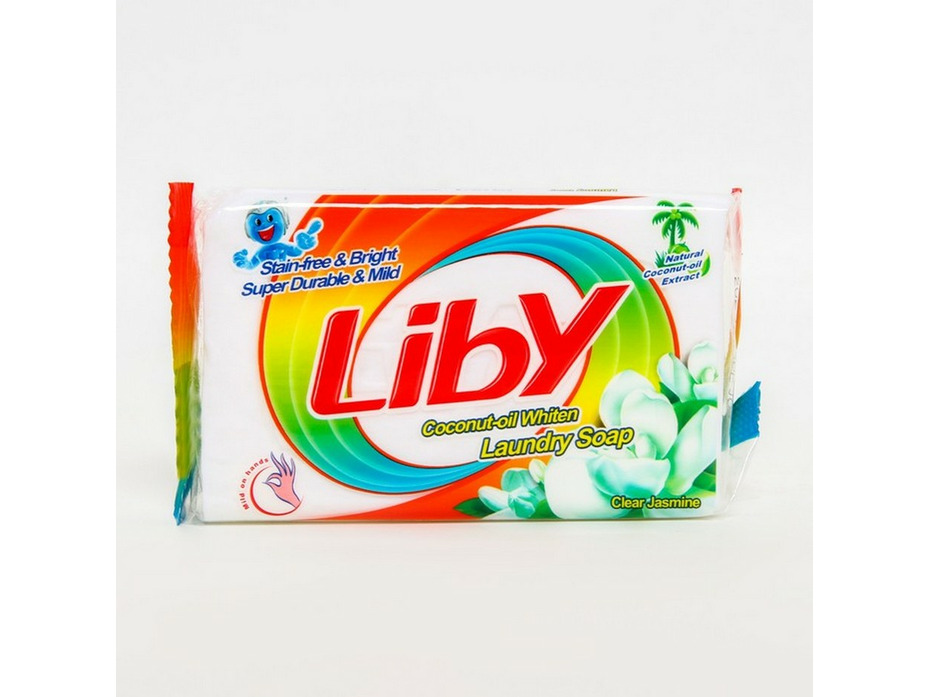 Мыло отбеливающее для стирки с кокосовым маслом 246 гр / Liby