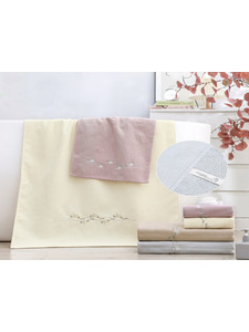 Полотенце 1506260 Веточка махровое 70*140 / 7-я
