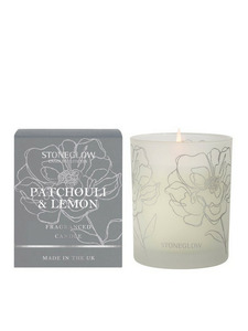 Пачули и лимон, Свеча в стеклянном стакане / Stoneglow
