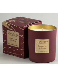 Свеча ароматическая в стекле 70291 Кардамон и корица / Stoneglow