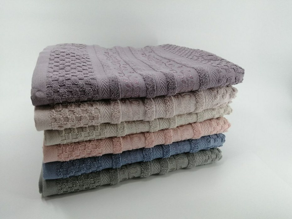 Полотенце 2206215 Вензель махровое 70*140 / 7-я