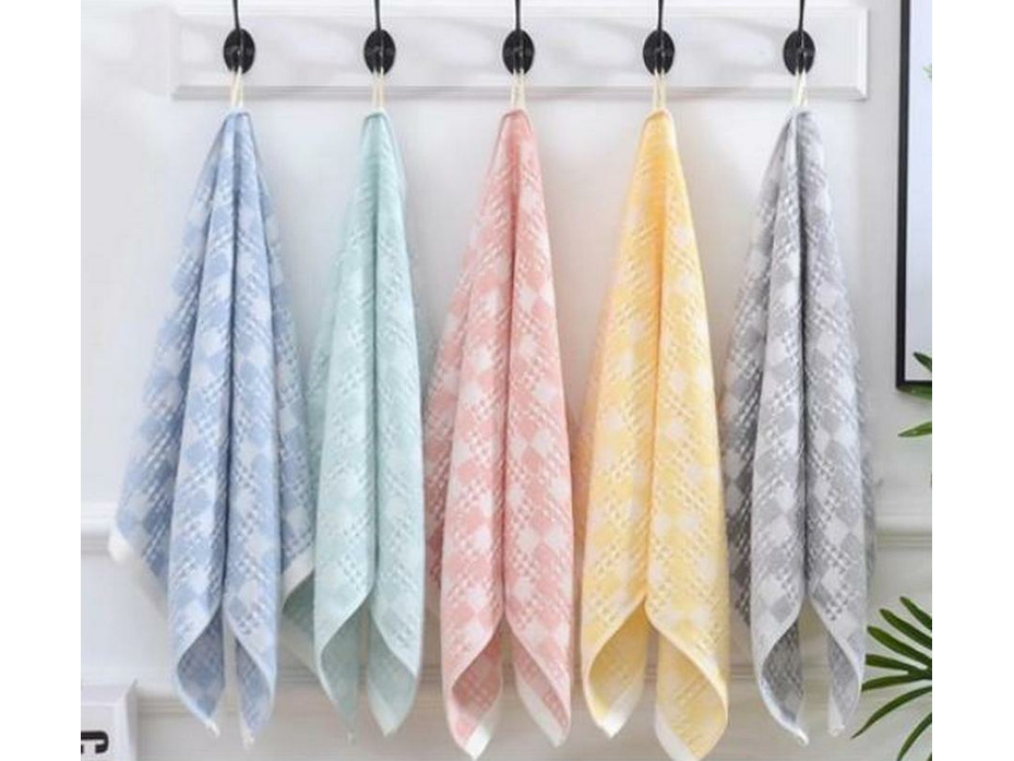 Полотенце 5106158 Шашечки хлопковое 70*140 / 7-я