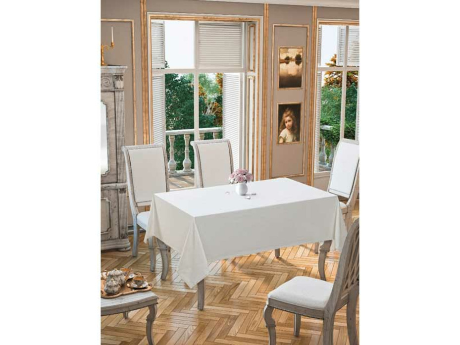 Скатерть Spring с жаккардовым рисунком 160*160 / Arya