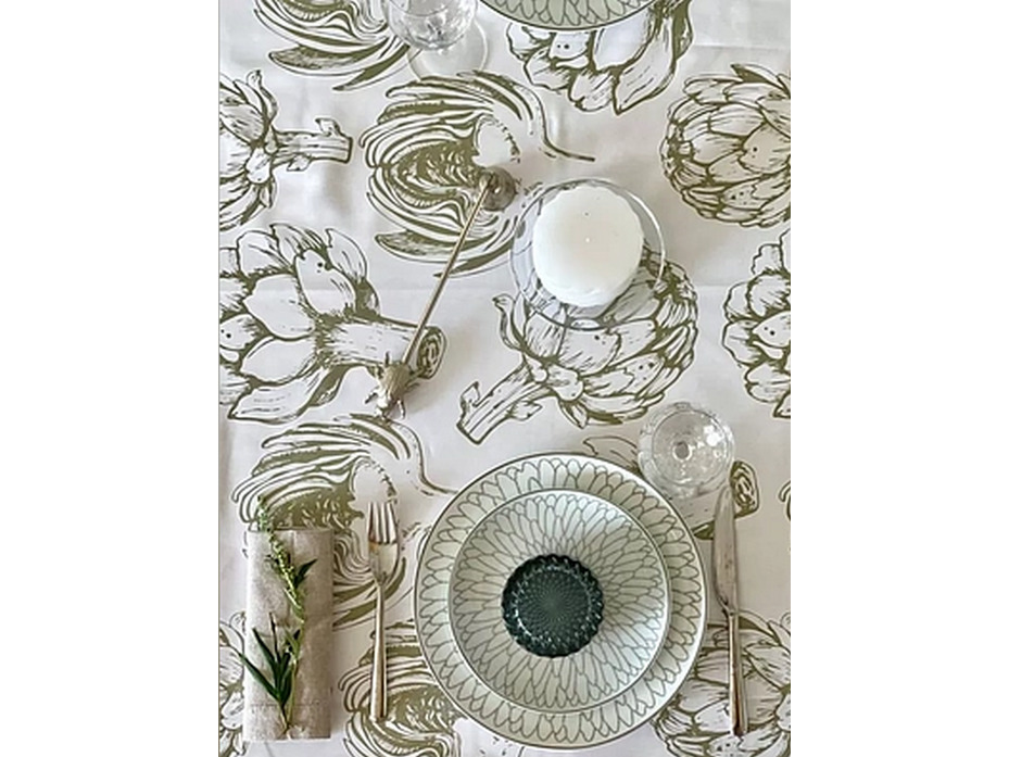Скатерть Артишок хлопковая 145*300 / Bloomia