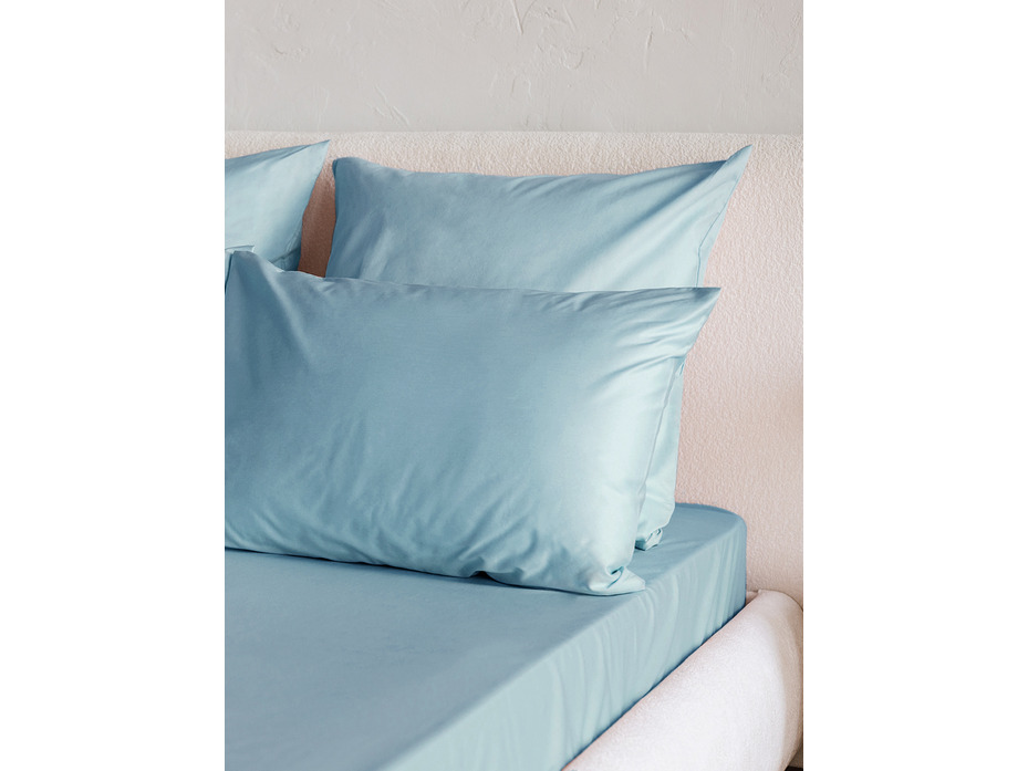 Простыня 213KL-15-4005 ярко-голубой сатин однотонный 220*240 / Tia Простыня 213KL-15-4005 ярко-голубой сатин однотонный 220*240 / Tia