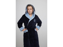 Халат подростковый Ronaldo бамбуковый с капюшоном / Vien