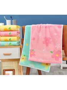 Полотенце 1804360 Цветы махровое 35*75 / 7-я