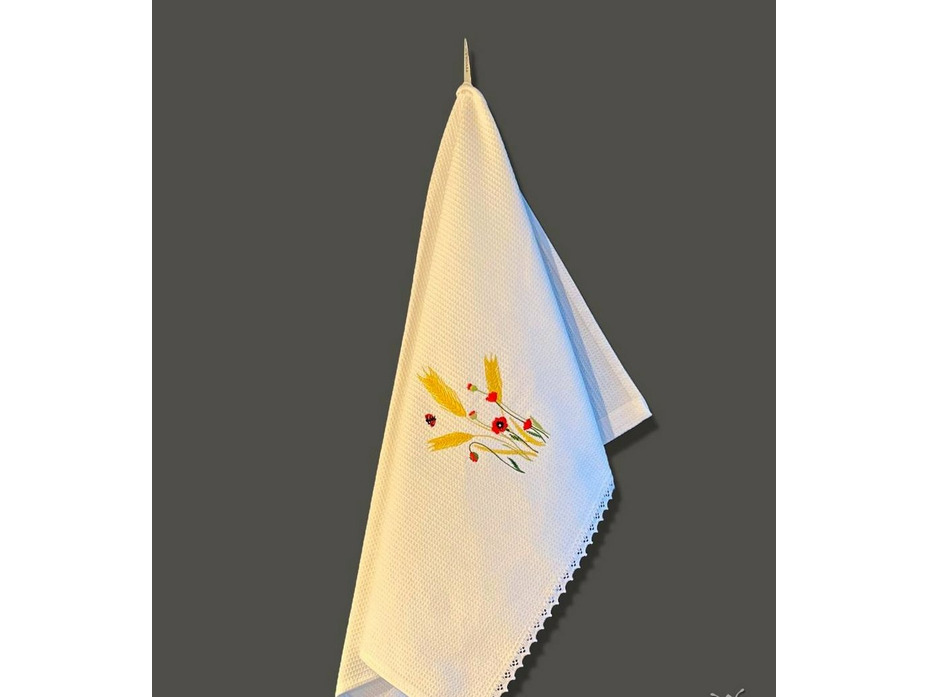 Полотенце Poppies вафельное 50*70 / Tivolyo Home