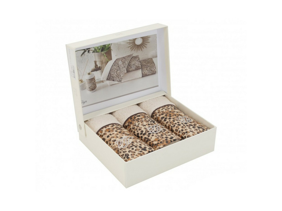 Набор полотенец Tiger махровые (30*50, 3 шт) / Tivolyo Home Набор полотенец Tiger махровые (30*50, 3 шт) / Tivolyo Home