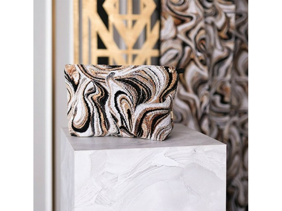 Косметичка Murano nero шенилл / Feiler Косметичка Murano nero шенилл / Feiler