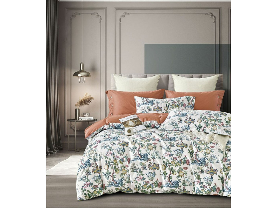 Постельное белье 2005-6 сатин премиум Евро сп / Asabella Постельное белье 2005-6 сатин премиум Евро сп / Asabella