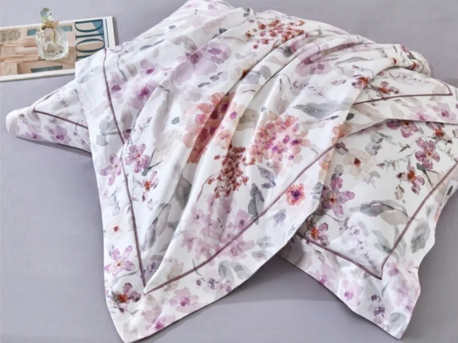 Постельное белье 2251-6 сатин премиум Евро сп / Asabella