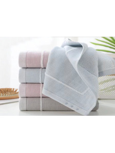 Полотенце 5106119 Мелкая клетка махровое 70*140 / 7-я