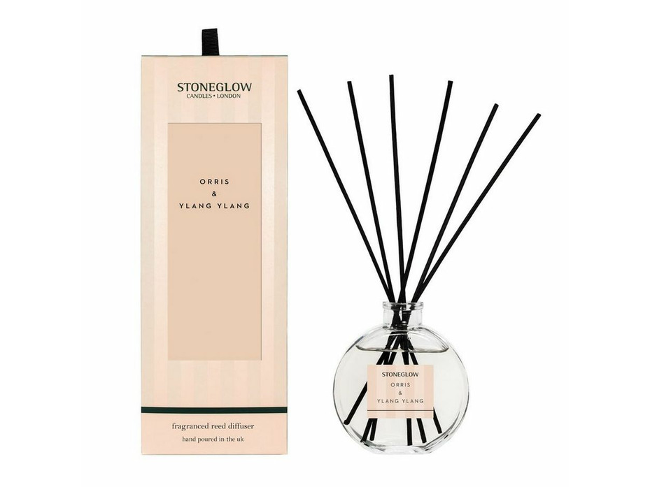 Корень ириса и Иланг иланг / Диффузор с палочками 140 мл / Stoneglow