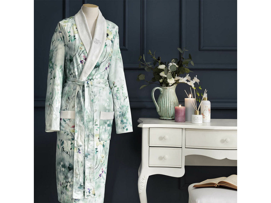 Халат женский Polina сатиновый / Tivolyo Home