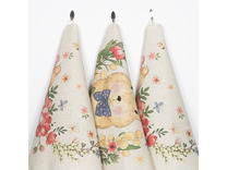 Набор полотенец 24С27-ШР Пасха-3 льняные (45*60, 3 шт) / Белорусский лен