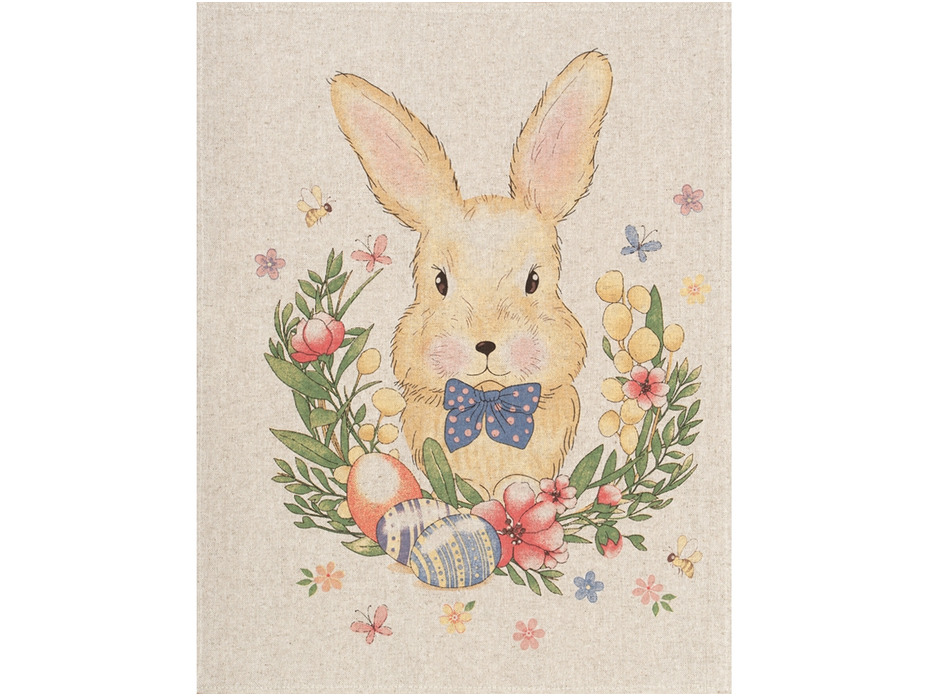 Набор полотенец 24С27-ШР Пасха-3 льняные (45*60, 3 шт) / Белорусский лен