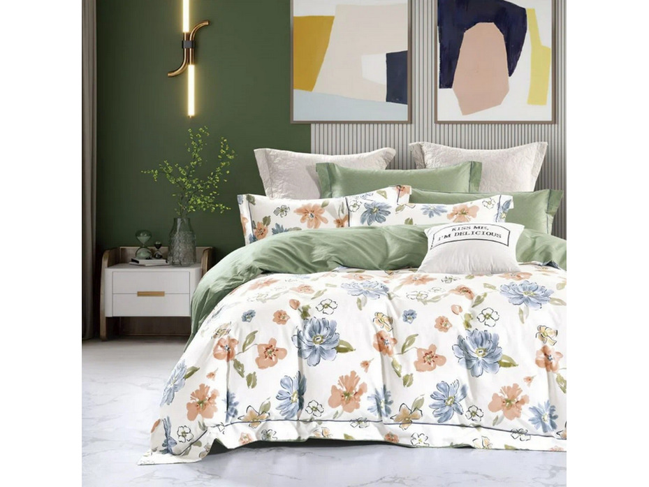 Постельное белье 1927-4S сатин 1,5 сп / Asabella Постельное белье 1927-4S сатин 1,5 сп / Asabella