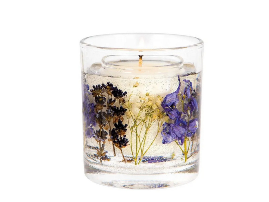 Лаванда и мята / Свеча в стеклянном стакане / StoneGlow