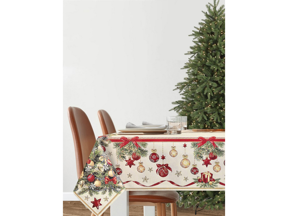 Скатерть 2413799 Новогодний пир гобелен 140*260 / Le Gobelin Скатерть 2413799 Новогодний пир гобелен 140*260 / Le Gobelin
