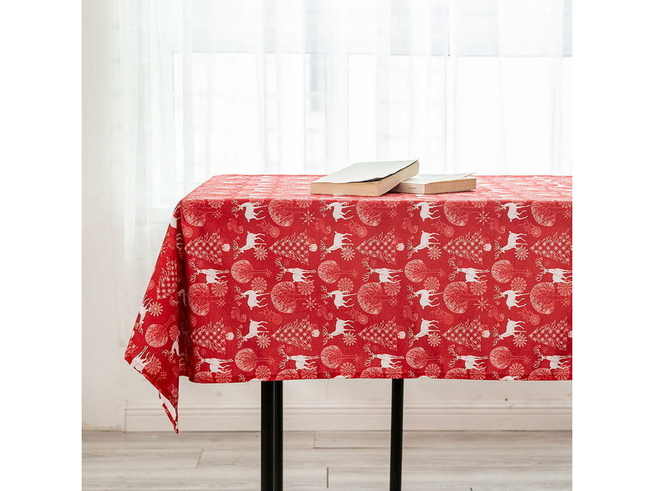 Скатерть НГ X-Mas Festive полиэстер 140*140 / Arya