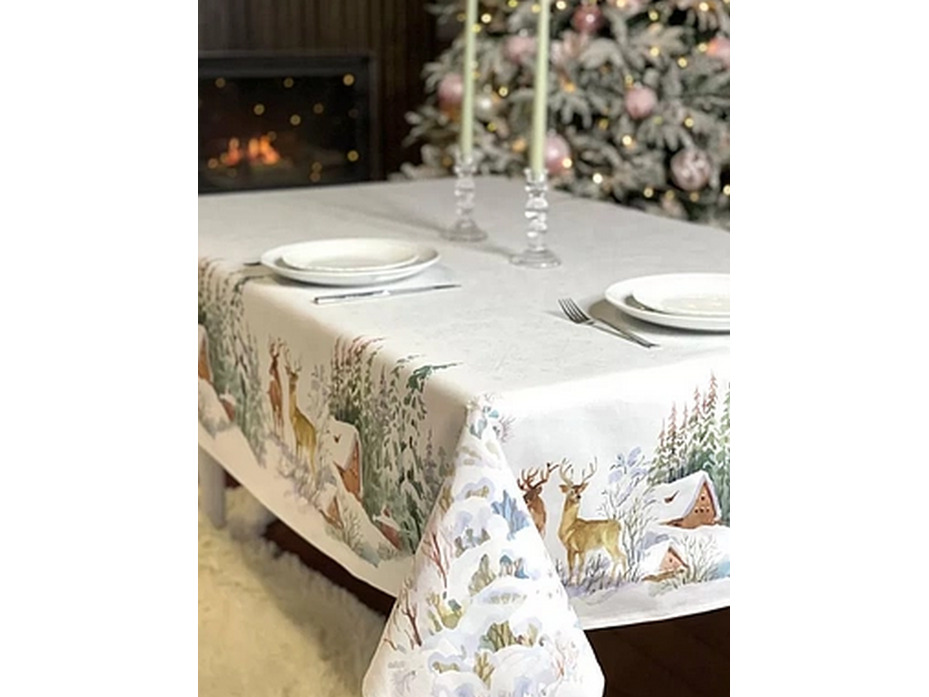 Скатерть Альпийский склон хлопковая 145*200 / Bloomia Скатерть Альпийский склон хлопковая 145*200 / Bloomia