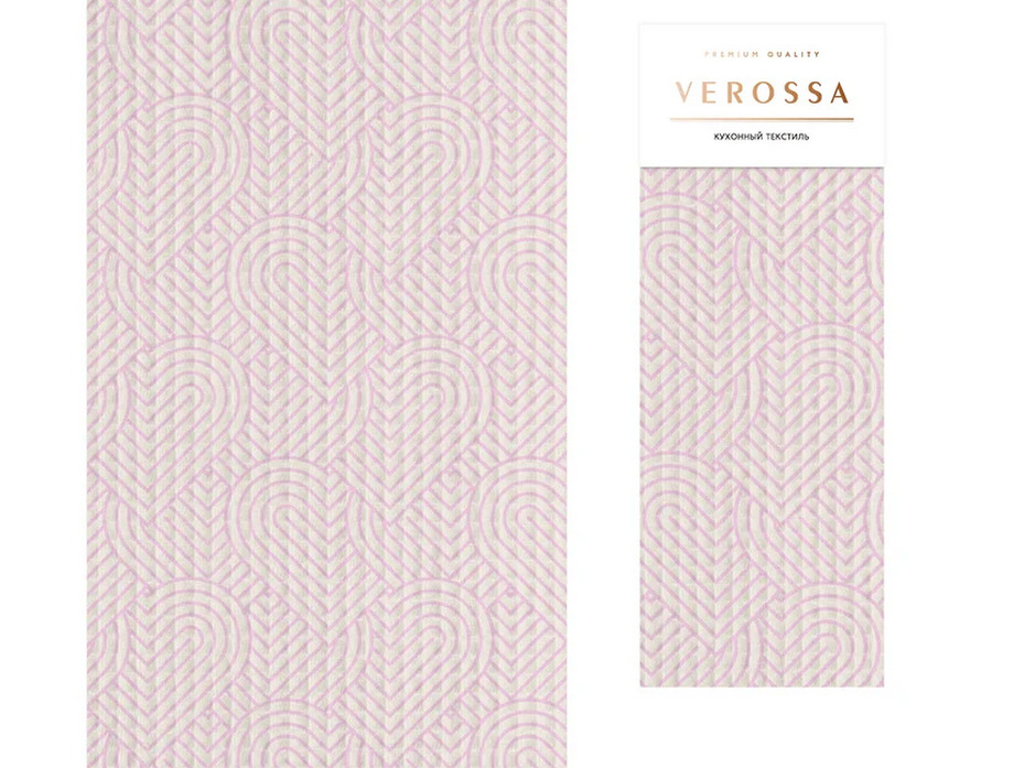 Полотенце 787723 Графика вафельное 40*70 / Verossa