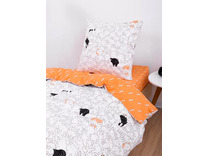 Постельное белье 70614(17) Наоки зайцы поплин 1,5 сп / Василиса