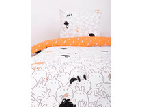 Постельное белье 70614(17) Наоки зайцы поплин 1,5 сп / Василиса