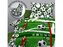 Постельное белье с простыней на резинке 5294 (24) Форвард поплин 1,5 сп / Василиса