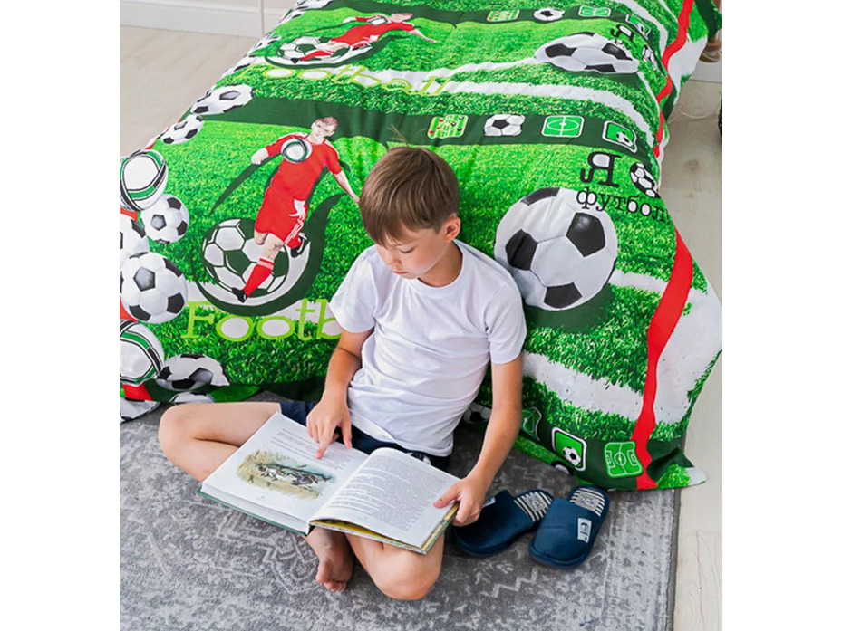 Постельное белье с простыней на резинке 5294 (24) Форвард поплин 1,5 сп / Василиса