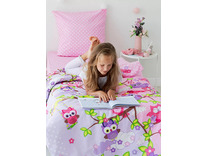 Постельное белье 7162(17) Совята бязь 1,5 сп / Василиса