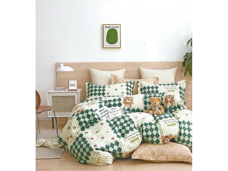 Постельное белье 1354 М сатин 1,5 сп / Спать Пора