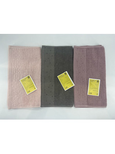 Полотенце 1504164 Однотонное с юордюром махровое 35*75 / 7-я