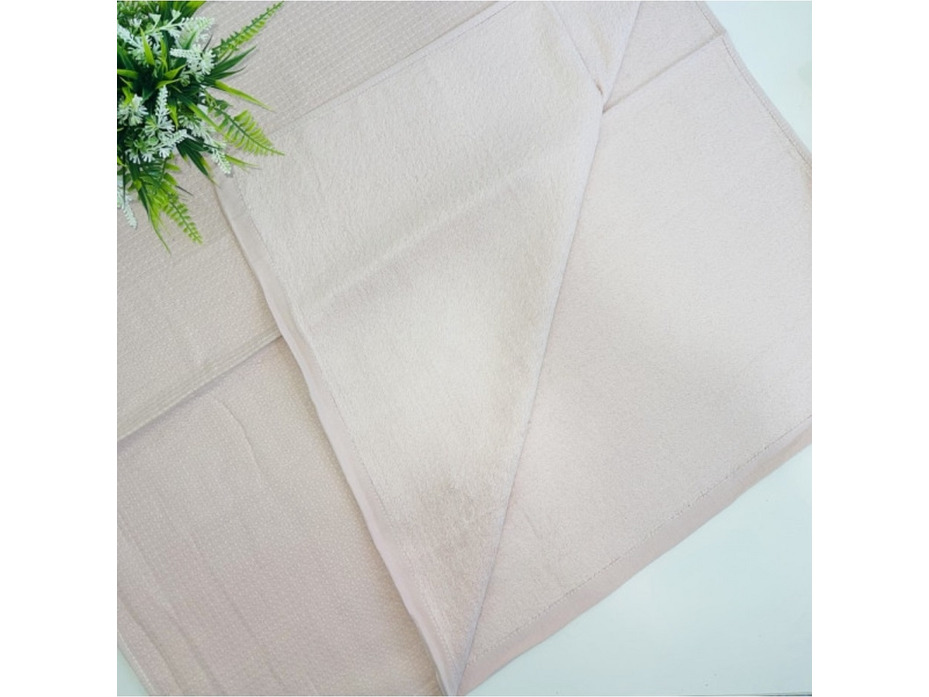 Полотенце 1506144 Однотонное вафельно-махровое 70*140 / 7-я