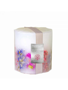 Лесные ягоды и роза, Свеча ароматическая / StoneGlow