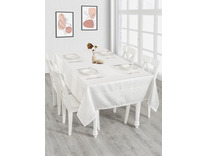 Скатерть Darvin полиэстер прямоугольная 160*220 / Karna Home Textile Скатерть Darvin полиэстер прямоугольная 160*220 / Karna Home Textile