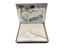 Столовый набор Mirinella хлопковый (скатерть 160*270, салфетки 40*40 16 шт) / Maison Dor