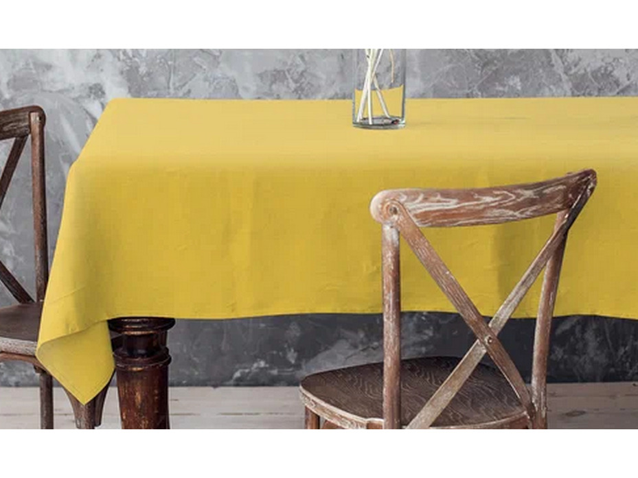 Скатерть 176876/ 1778 Засахаренный лимон лен 145*250 / Василиса