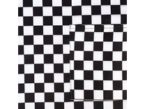 Фартук 6117404 Черно-белый рогожка 67*74 / Доляна