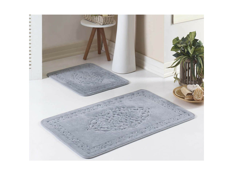 Набор ковриков для ванной Osmanli kv 115 хлопковый 50*60, 60*100 / Karven
