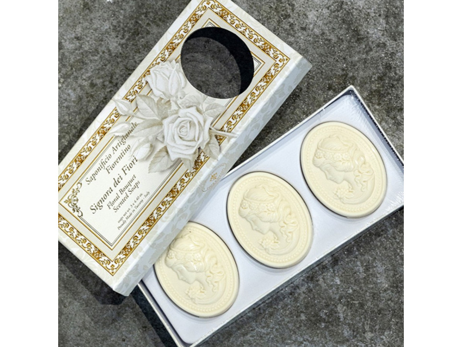 Мыло K 208 Floral bouquet с цветочным ароматом, 125 гр (3 шт) / Saponificio Artigianale Fiorentino Мыло K 208 Floral bouquet с цветочным ароматом, 125 гр (3 шт) / Saponificio Artigianale Fiorentino