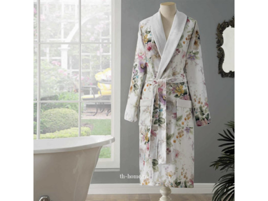 Халат женский Finola сатиновый / Tivolyo Home