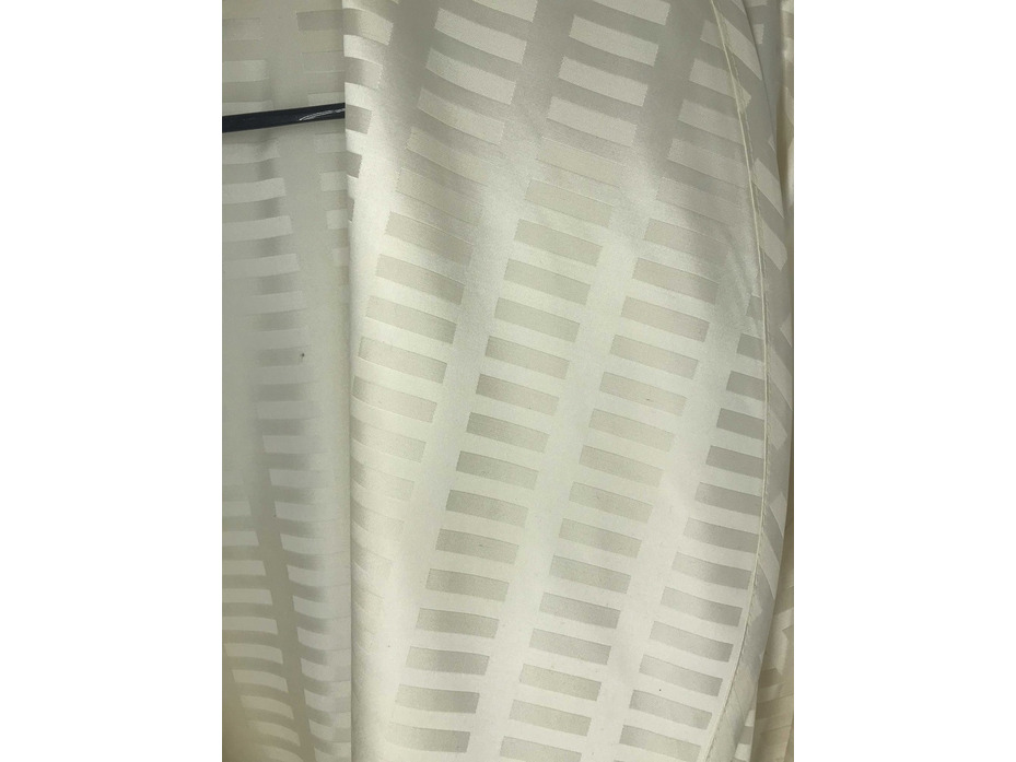 Халат мужской натуральный шелк, Пунктир кремовый / Silk Made in Germany