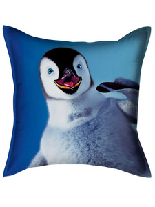 Наволочка декоративная Пингвин 0032К микрофибра 45*45 / Garden