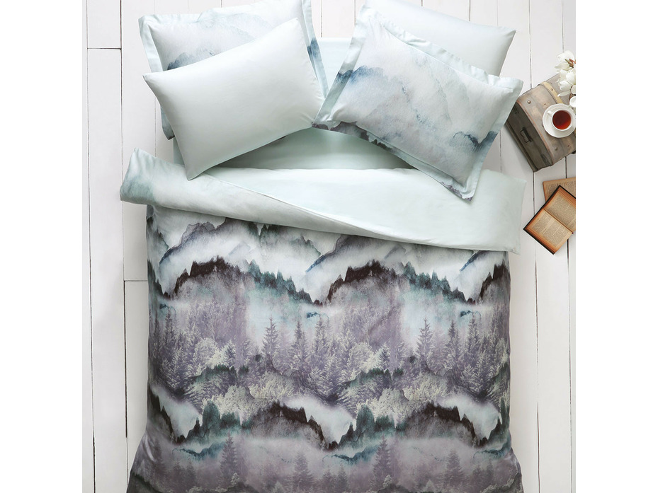 Постельное белье Forest сатин делюкс Евро сп / Тivolyo Home