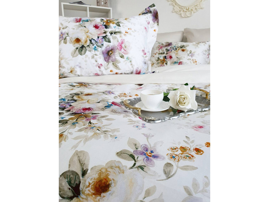 Постельное белье Finola сатин делюкс Евро макс сп / Tivolyo Home