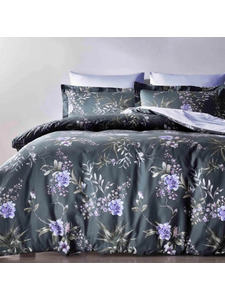 Постельное белье Lori сатин делюкс Евро / Tivolyo Home