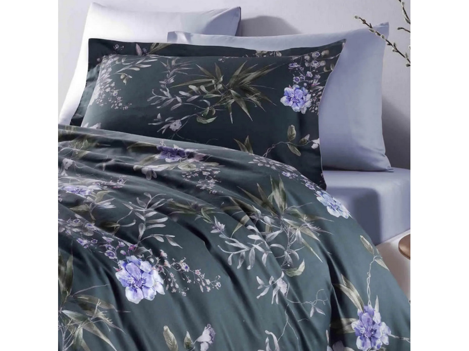 Постельное белье Lori сатин делюкс Евро / Tivolyo Home